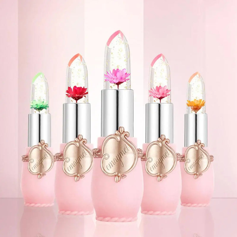 Conjunto Batom mágico Jelly Cristal Lip stick cx/6un