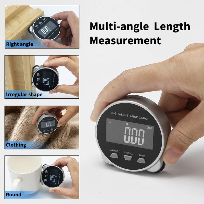 Régua digital de alta precisão com display LCD PORTÁTIL.